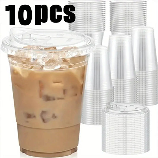 10PCD Disposable Plastic Cup Food Safe Drinking Cup Suitable For