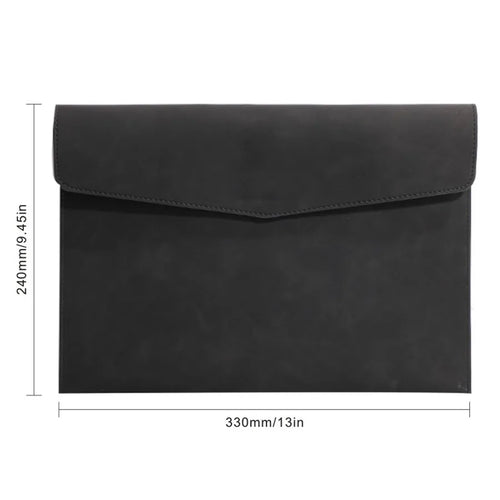 PU Leather A4 Document Bag, 7 Colors, File Folder for Office & Travel,