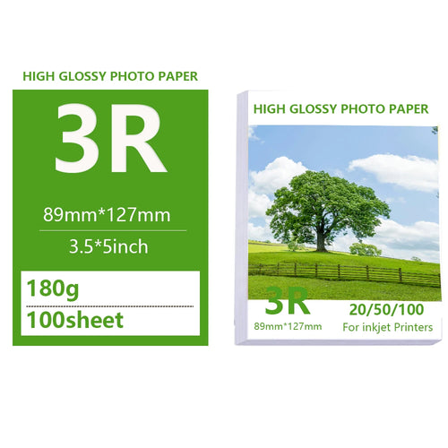 Multi Specification High Gloss Photo Paper 3R 4R 5R A4 Photo Printing