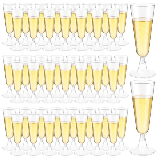 25pcs 150ml Disposable Cups Sparkling Champagne Bar Cups Plastic