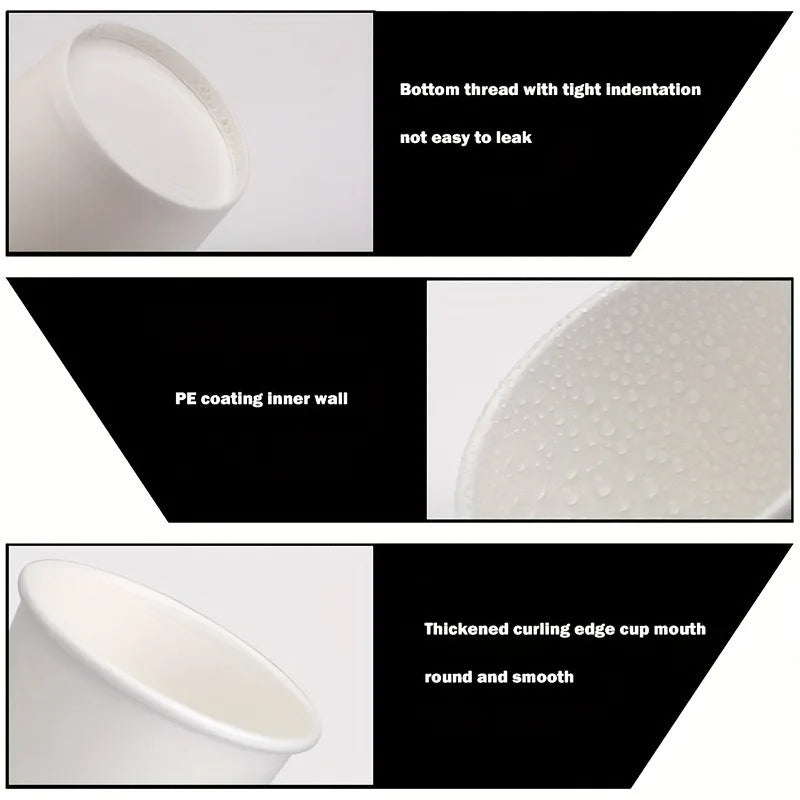 Disposable Small Paper Cups Supermarket Tasting Party Snack Packaging