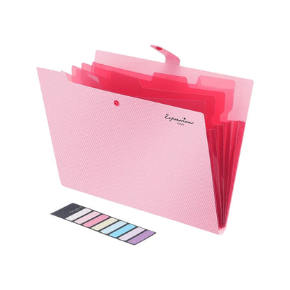 Expanding File Folder,5 Pocket Folders for Documents,Portable Paper