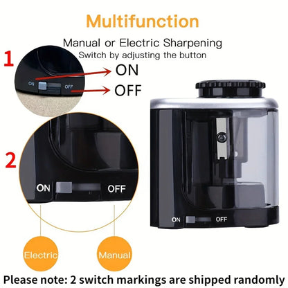 Electric Sharpener Desktop Automatic Pencil Sharpener Suitable To