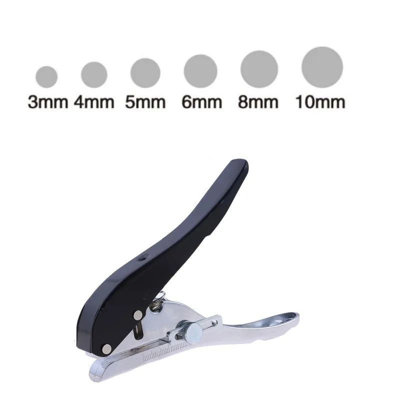 Edge Banding Hole Punching Tool – 3mm / 6mm / 8mm / 10mm Precision Punch Pliers with Screw Adjustment