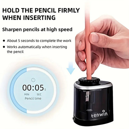 Electric Sharpener Desktop Automatic Pencil Sharpener Suitable To