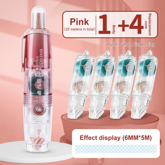 12Pcs/Set Transparent Dot Dispensing Double-sided Tape Replaceable