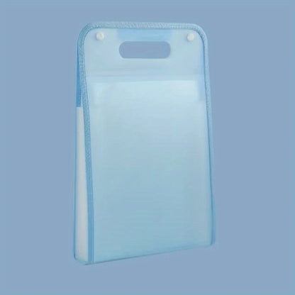 1 A4 Macaron vertical binding file bag Student test paper storage bag