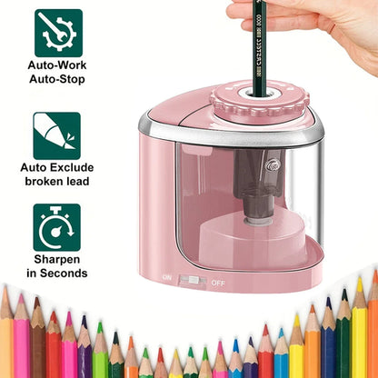 Electric Sharpener Desktop Automatic Pencil Sharpener Suitable To