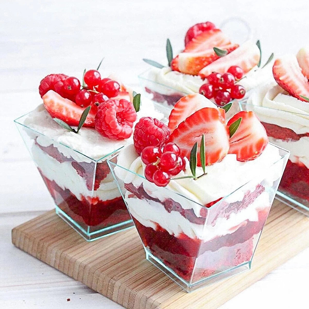 Desserts Cake Cups Disposable for Pastry Mini Cup Mold Cupcake Wedding