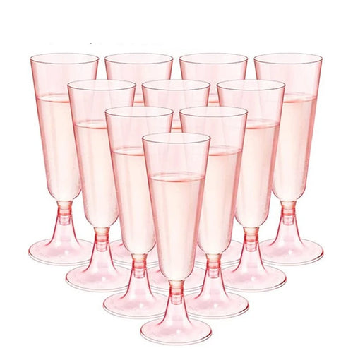 25pcs 150ml Disposable Cups Sparkling Champagne Bar Cups Plastic