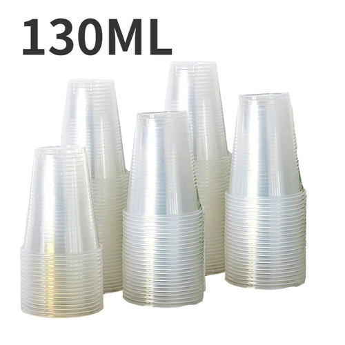 Disposable Clear Plastic Cups – 50/100 PCS for Outdoor & Picnic Use