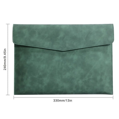 PU Leather A4 Document Bag, 7 Colors, File Folder for Office & Travel,