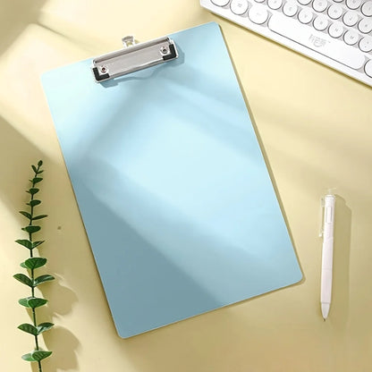 1pc A4 Plastic Color Folder with Clip - Durable Material,