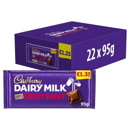CADBURY Chopped Fruit & Nut 22x95g image 0