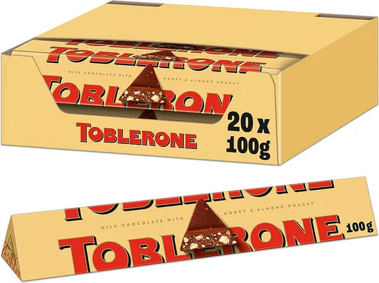 Toblerone Swiss Milk Chocolate 20x100g