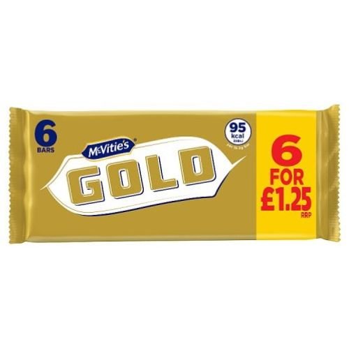 McVitie's gold 1x12x6 barsx106gm £1.25pm image 0