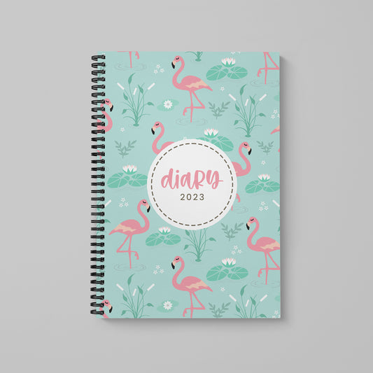 Fancy Flamingo 12 Month Diary