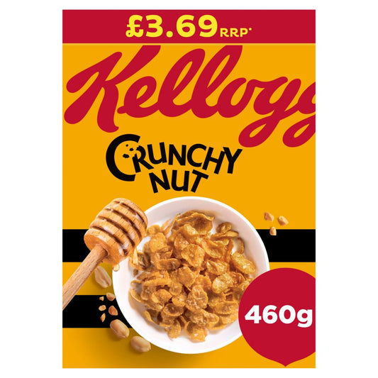 Kellogg's Crunchy Nut Breakfast Cereal 9x460g