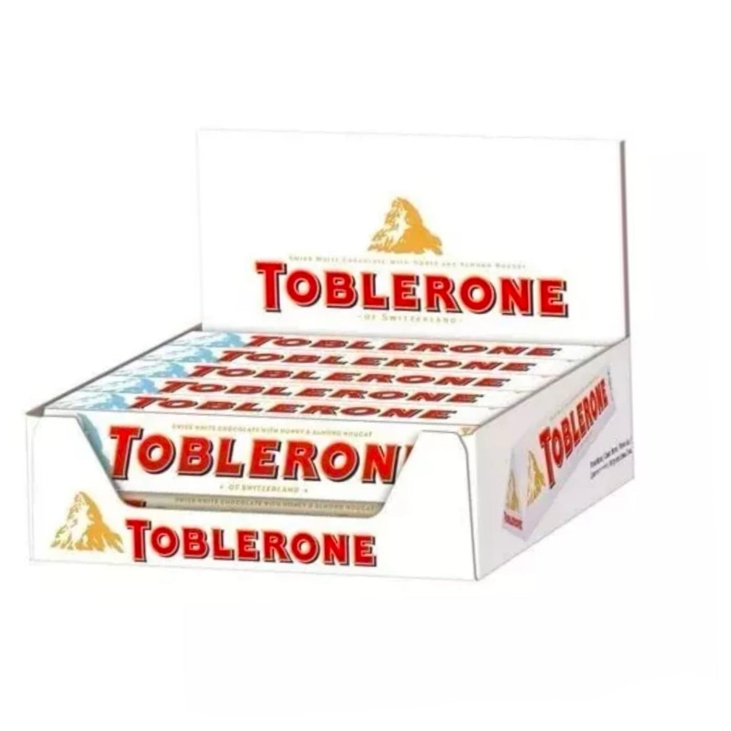 Toblerone Swiss White Chocolate 20x100g